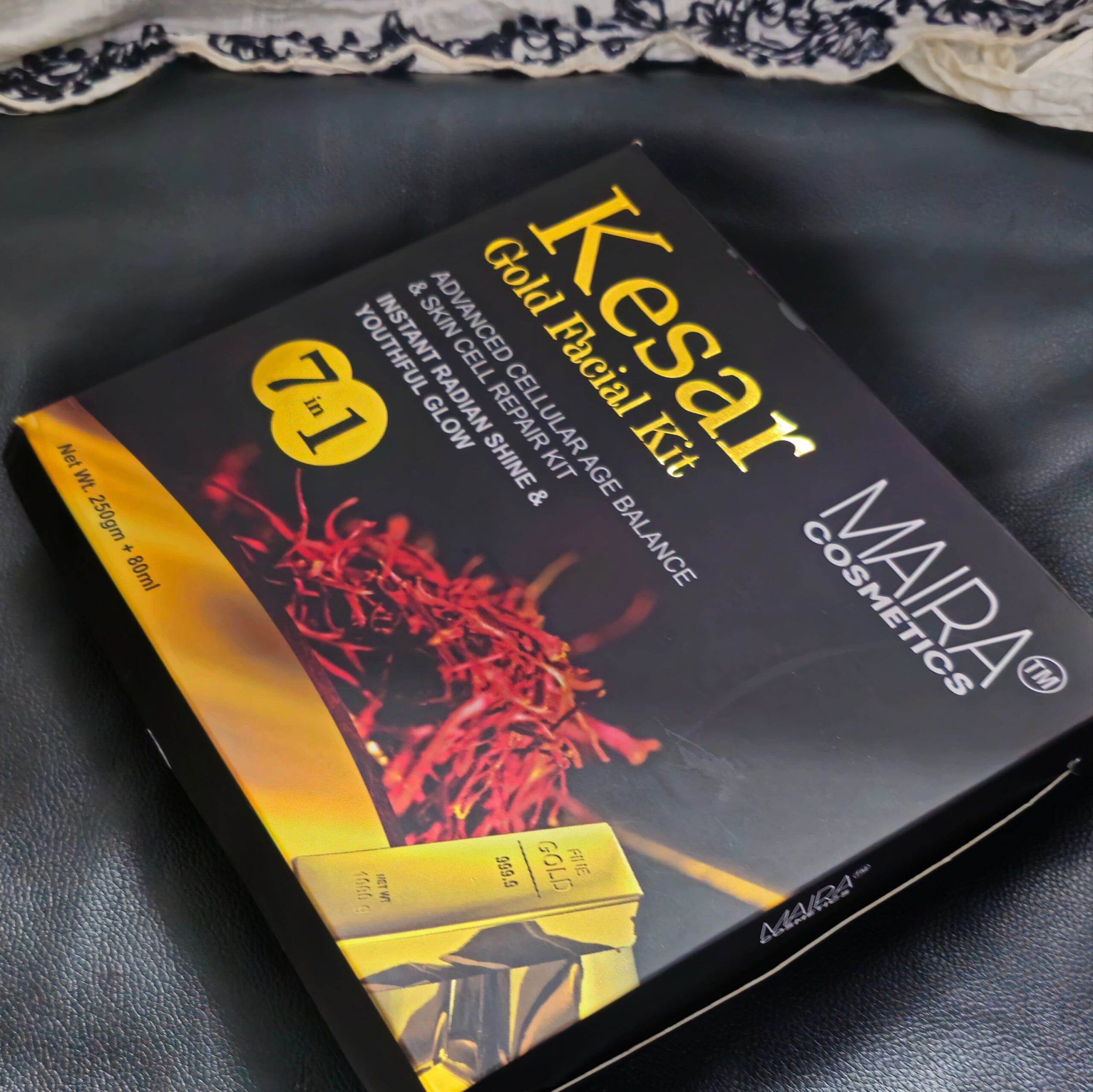 FACIAL KIT - 7 STEPS ( Kesar and 24k Gold Herbs) - RAMZAN OFFER - Image 3