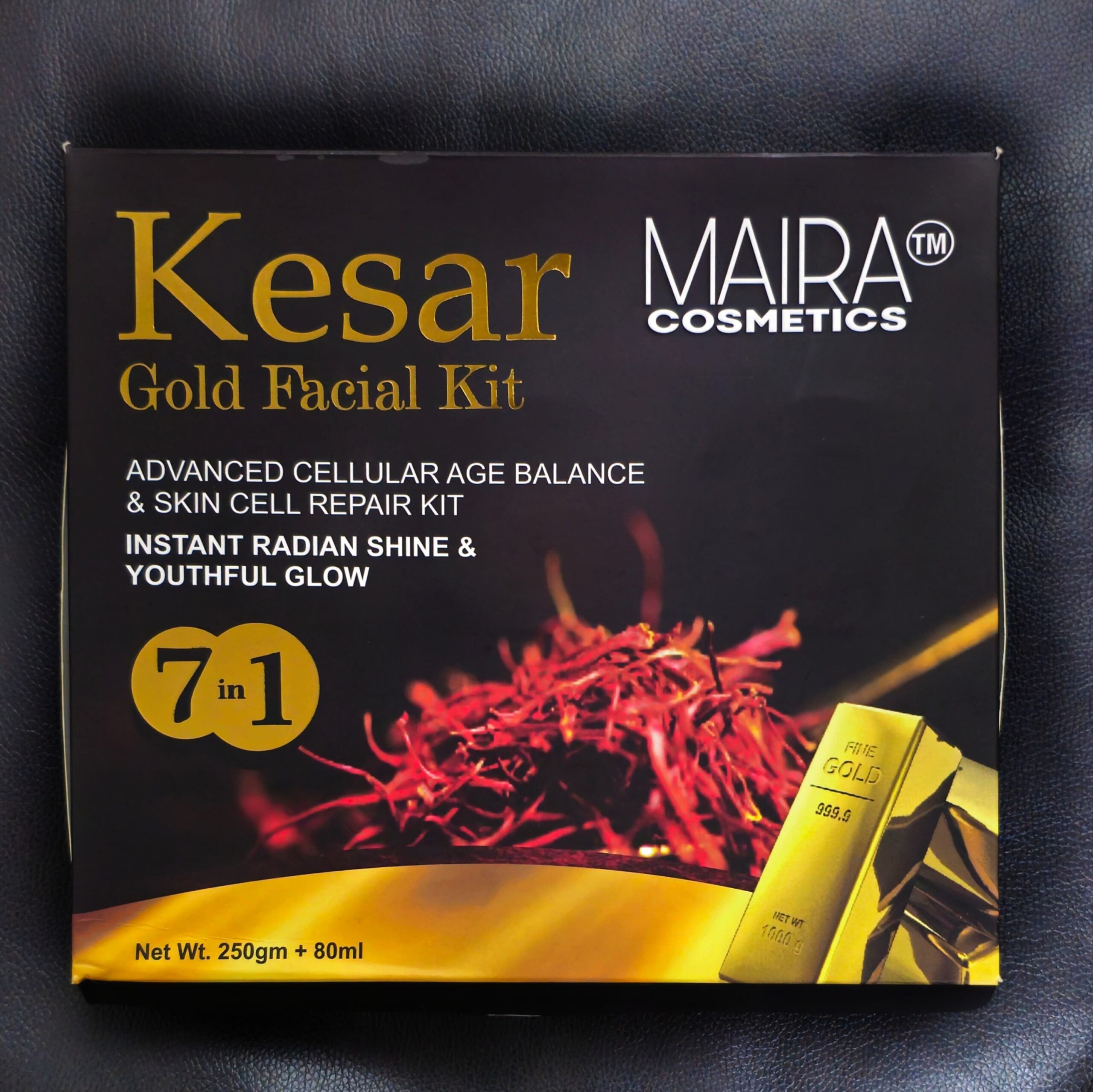 FACIAL KIT - 7 STEPS ( Kesar and 24k Gold Herbs) - RAMZAN OFFER