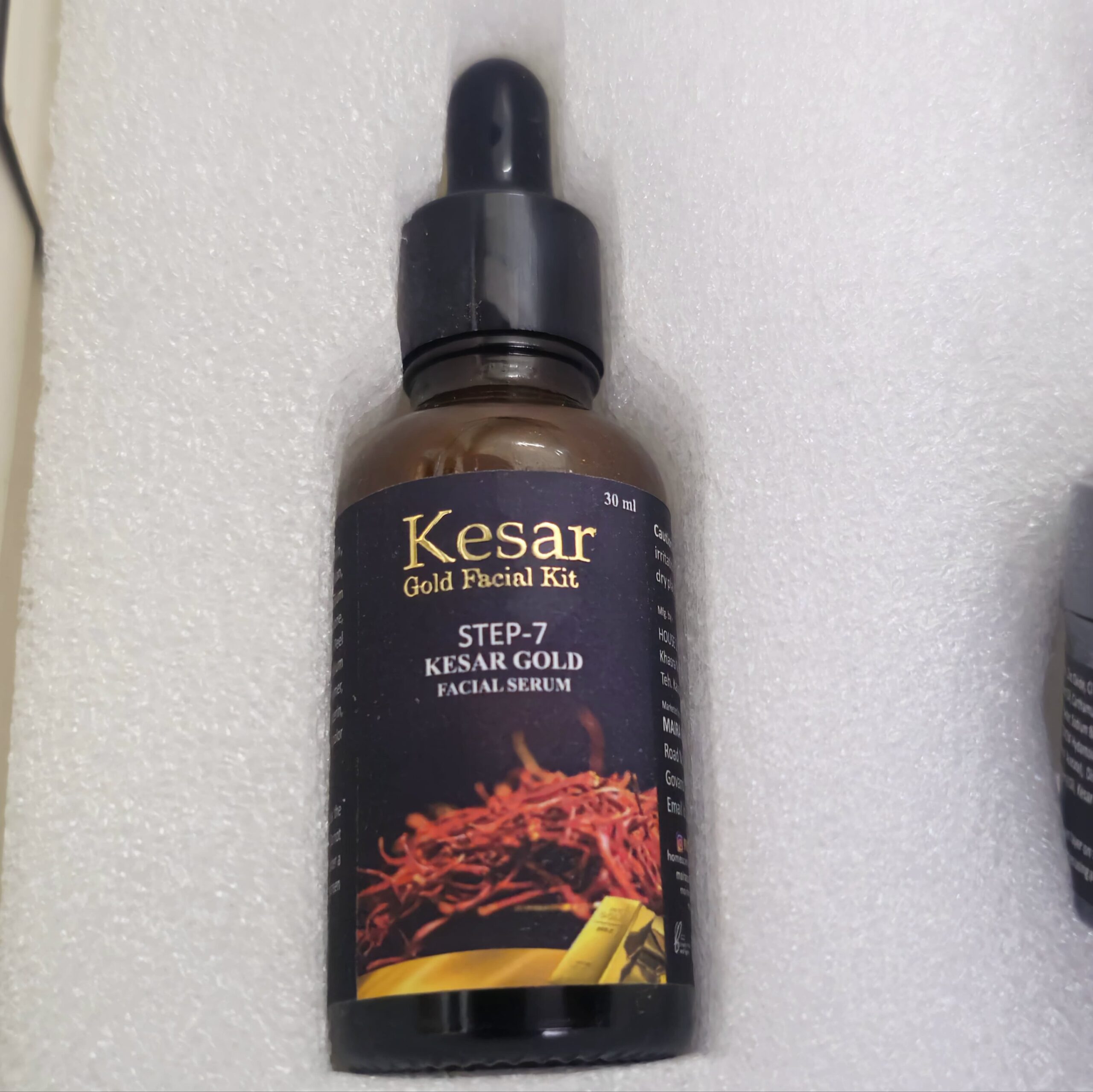 FACIAL KIT - 7 STEPS ( Kesar and 24k Gold Herbs) - RAMZAN OFFER - Image 4