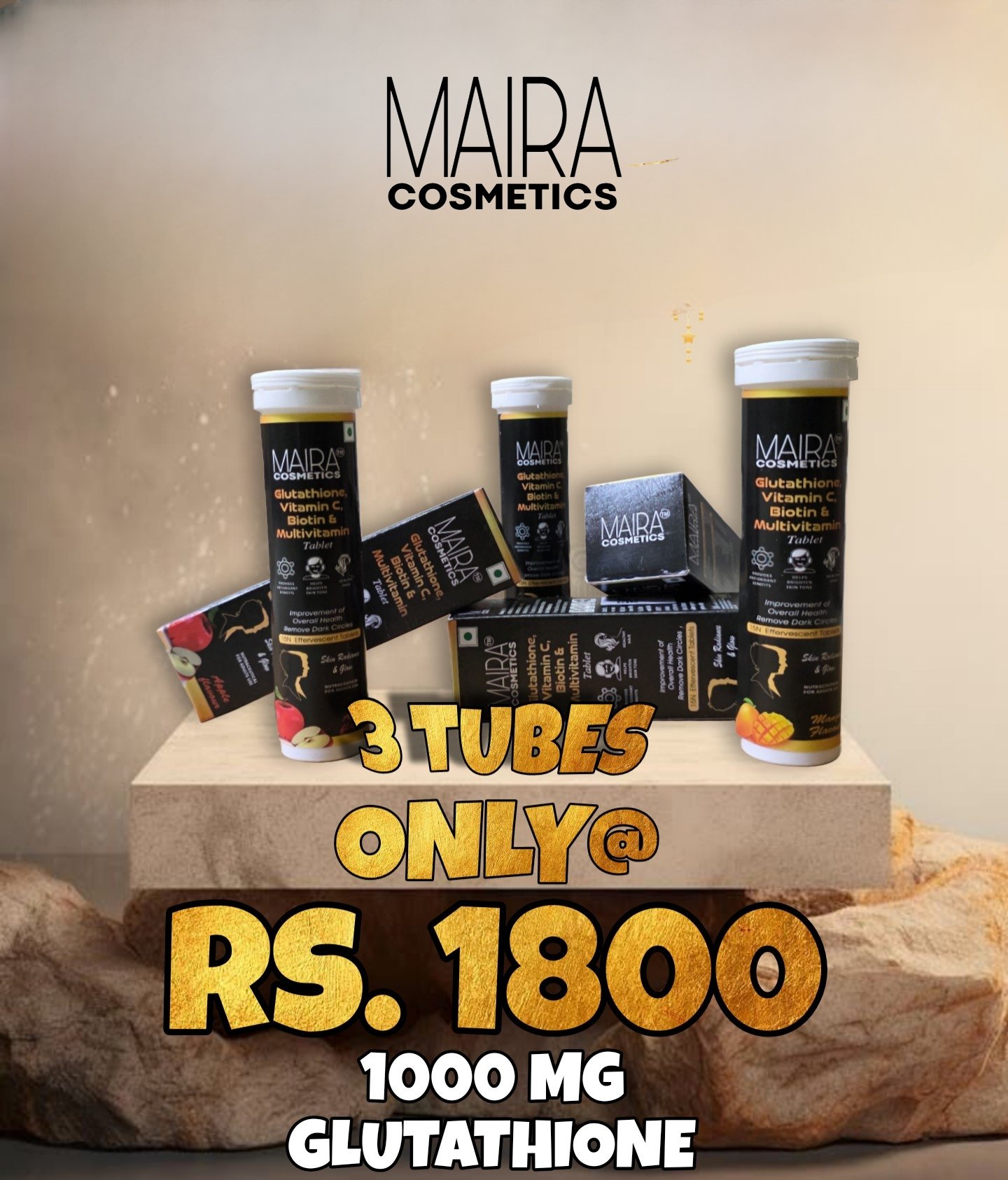 GLUTATHIONE | BIOTIN AND MULTI-VITAMINS TABLETS - Image 2