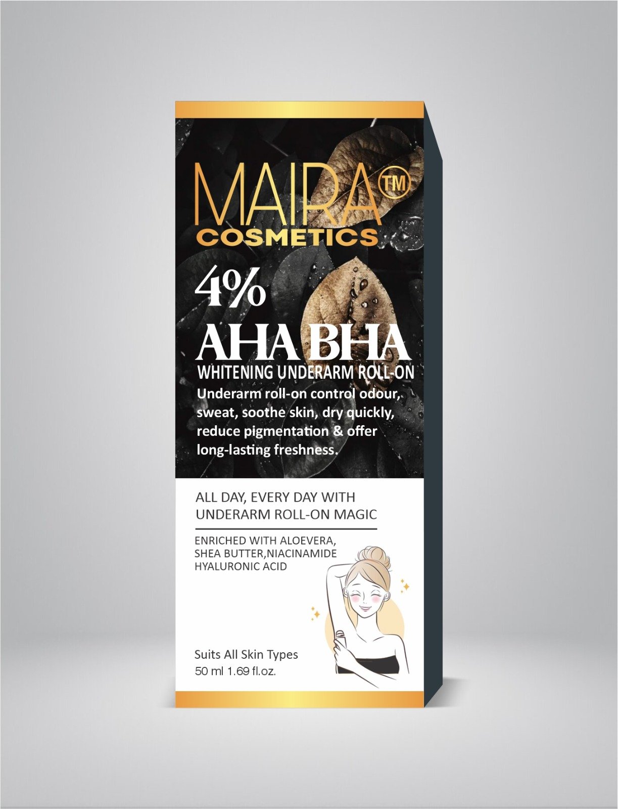 WHITENING UNDERARM ROLL-ON | AHA BHA 4% - Image 2