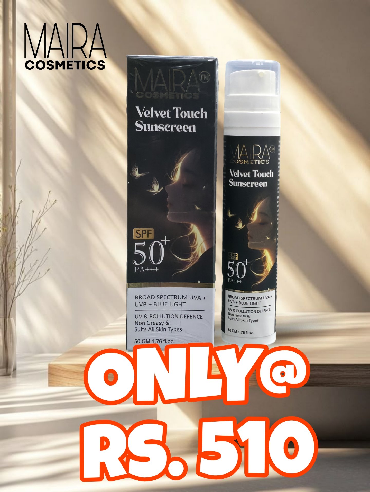 Velvet Sunscreen | SPF 50