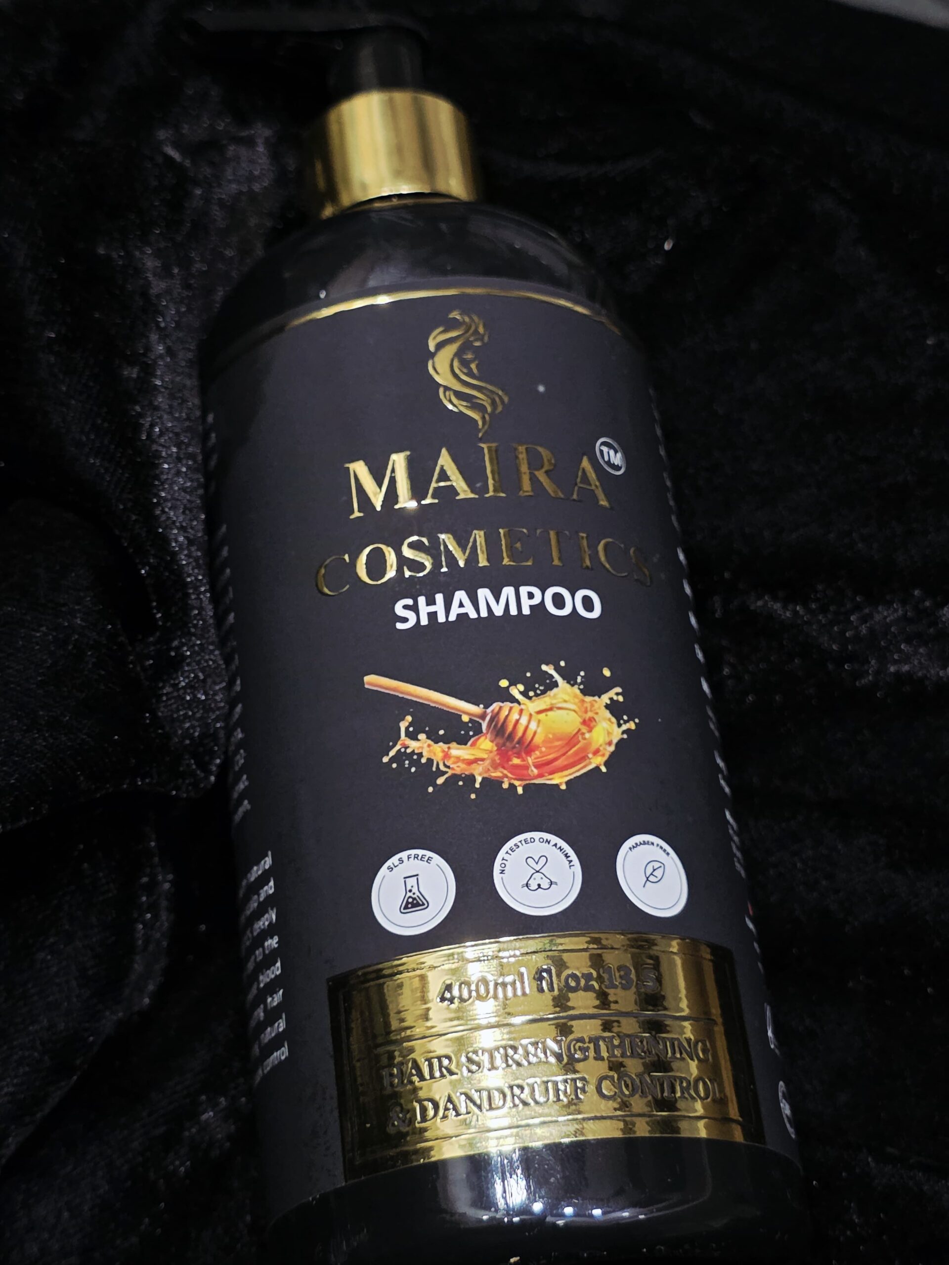 HONEY SHAMPOO 400ML | HAIR STRAIGHTENING AND ANTI DANDRUFF - Image 3