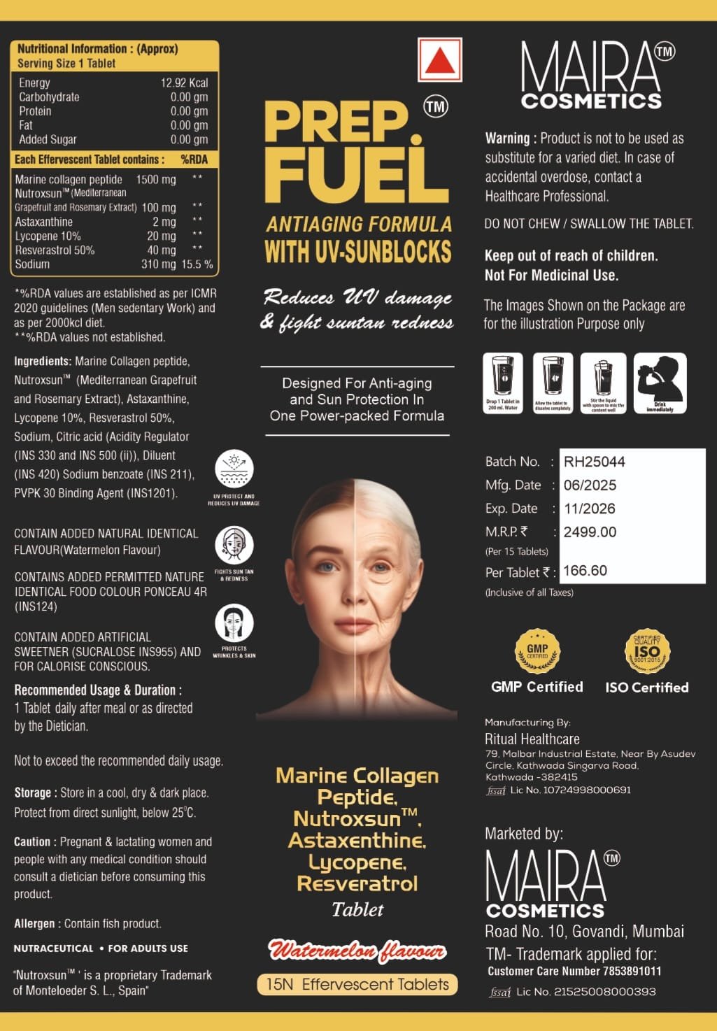 ANTI-AGING with COLLAGEN AND SUNBLOCK | 15 TABLETS - Image 4