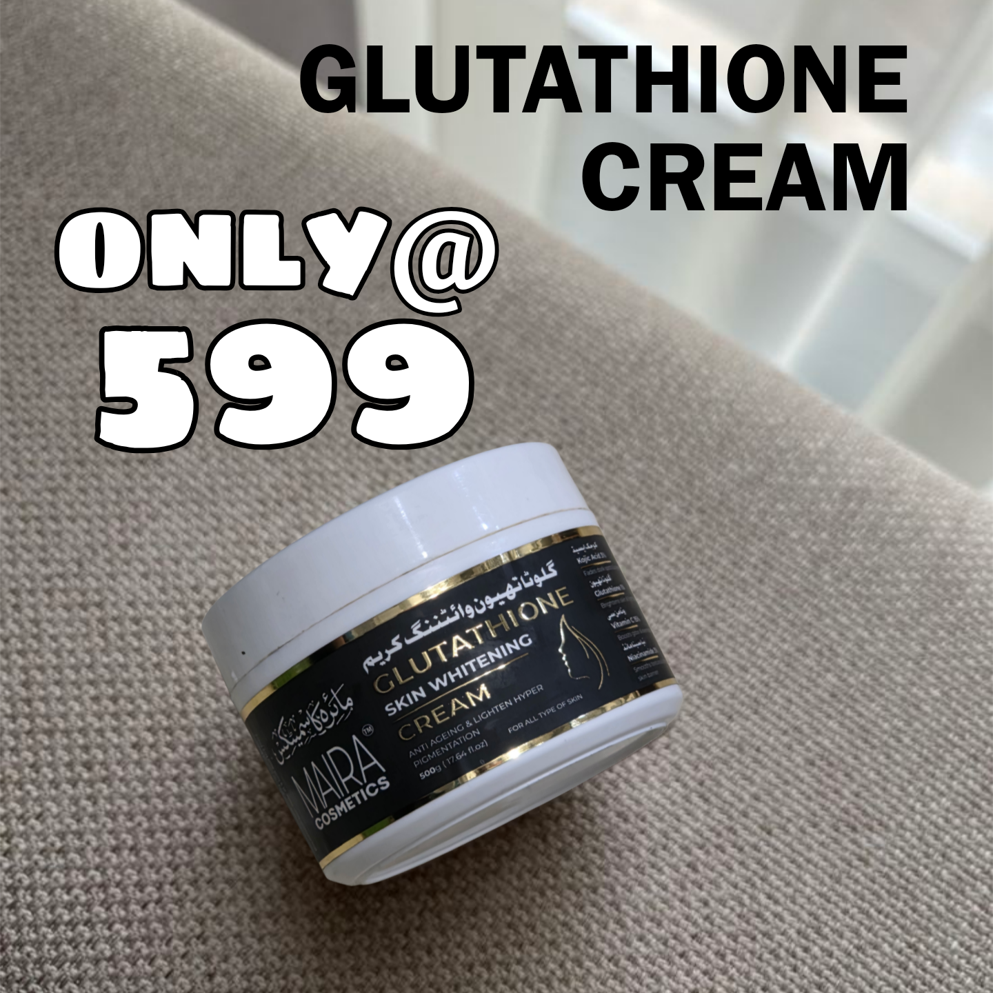 GLUTATHIONE CREAM | 500gm - Image 3