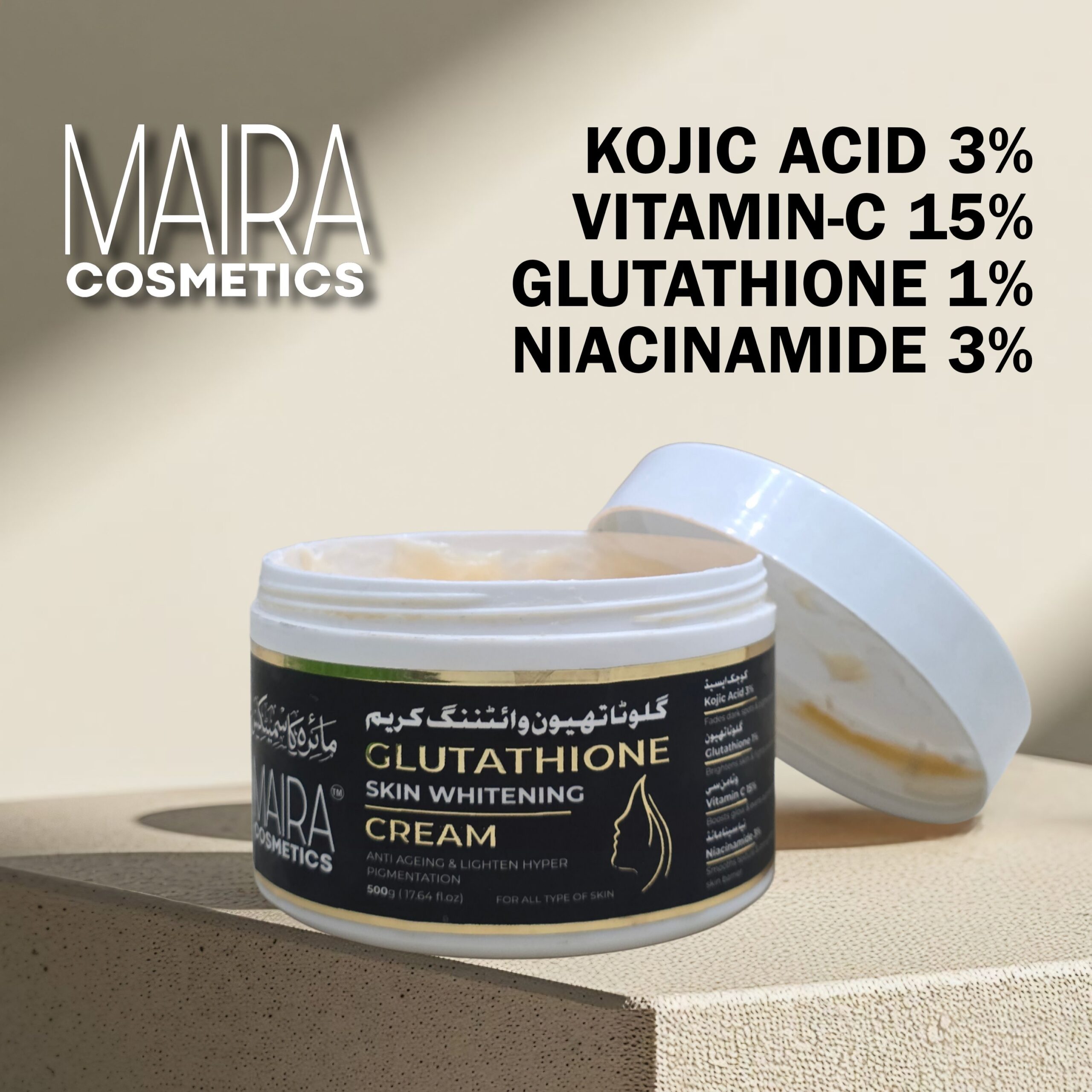 GLUTATHIONE CREAM | 500gm - Image 2