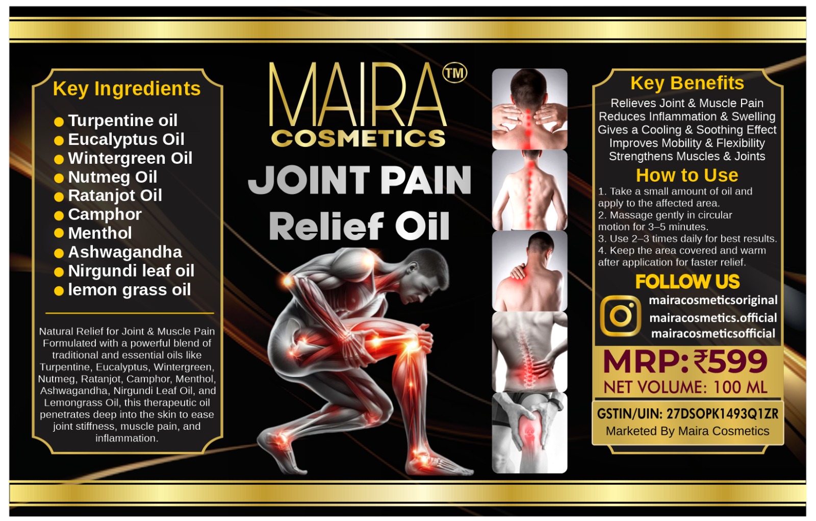 Joint Pain Relief Oil